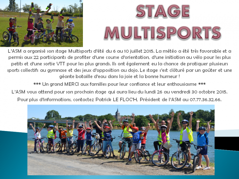 Stage Multisports Marolles Sur Seine