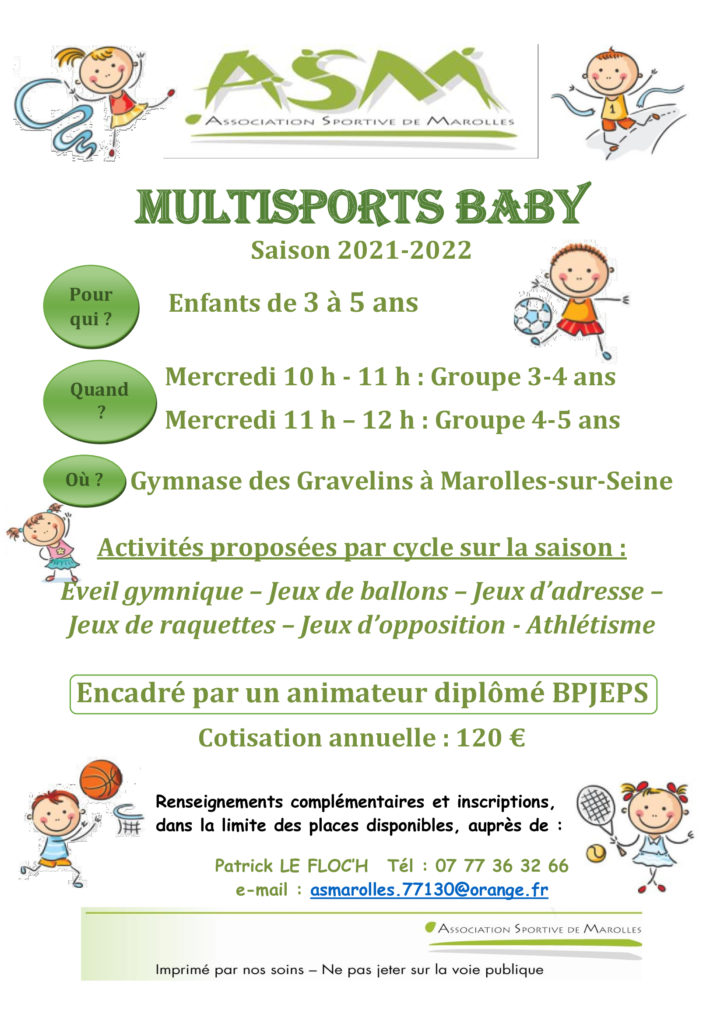 Multisports Baby Marolles Sur Seine